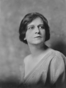 O'Connor, J.C., Mrs., portrait photograph, 1916. Creator: Arnold Genthe