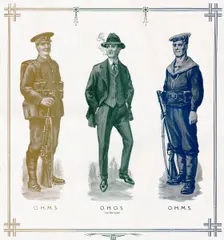 O.H.M.S, O.H.O.S. (on his own), O.H.M.S. 1916