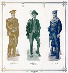 O.H.M.S, O.H.O.S. (on his own), O.H.M.S. 1916