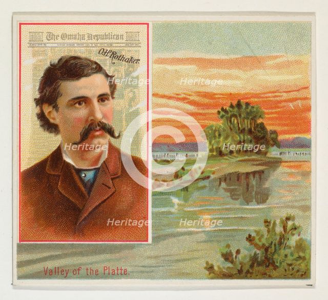O.H. Rothaker, The Omaha Republican, from the American Editors series (N35) for Allen & Gi..., 1887. Creator: Allen & Ginter.