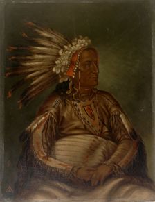 O-mata-ah-luta (Red Plume), ca. 1887. Creator: Antonio Zeno Shindler