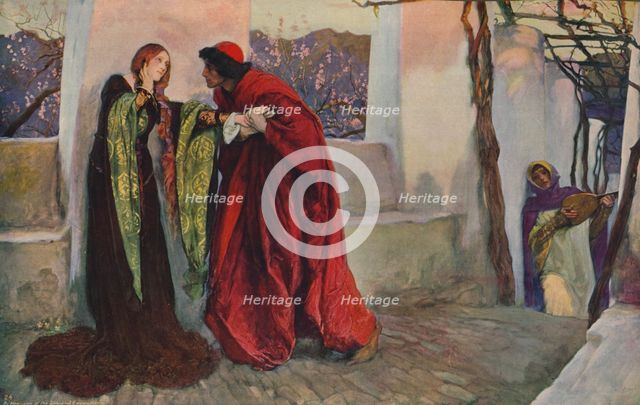 O Mistress Mine, Where Are You Roaming?, 1899, (c1915). Artist: Edwin Austin Abbey.