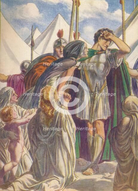 'O my mother, thou hast saved Rome, but thou hast lost thy son', c1912 (1912). Artist: Ernest Dudley Heath.