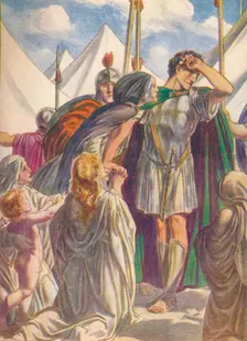 O my mother, thou hast saved Rome, but thou hast lost thy son c1912 (1912). Artist: Ernest Dudley Heath