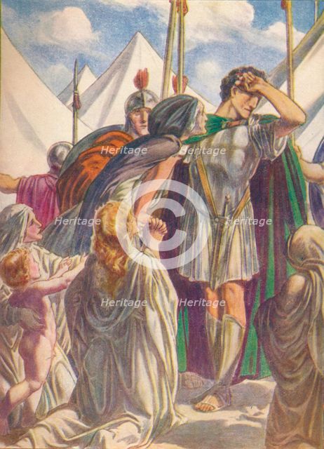 'O my mother, thou hast saved Rome, but thou hast lost thy son', c1912 (1912). Artist: Ernest Dudley Heath.