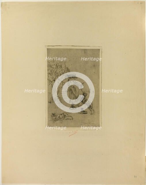 O Nature!, January 1880. Creator: Félicien Rops.