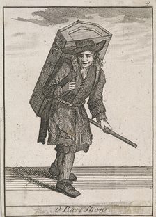 O Rare Shon Cries of London, (c1688?). Artist: Anon