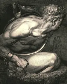 "O senseless spirit! let thy horn for thee interpret" c1890. Creator: Gustave Doré