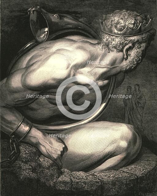 '"O senseless spirit! let thy horn for thee interpret"', c1890. Creator: Gustave Doré.