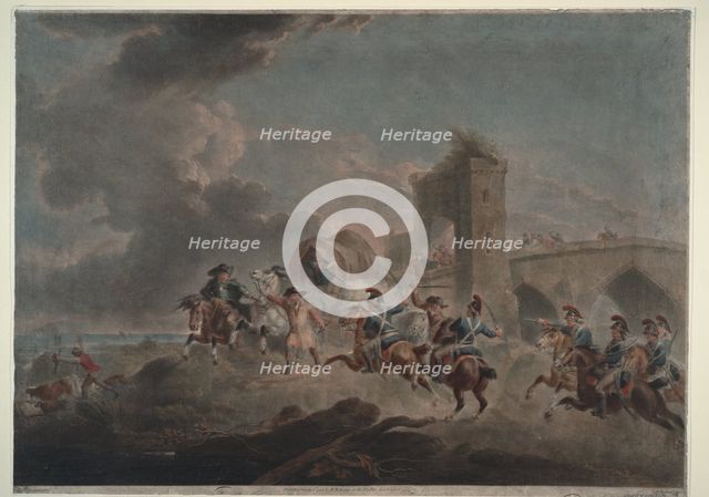 Smugglers attacked, 1795-1798. Artist: Bourgeois, Sir Peter Francis (1756-1811)