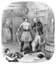 Smugglers Alarmed 18th century.Artist: W Clerk