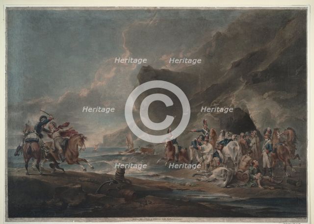 Smugglers defeated, 1795-1798. Artist: Bourgeois, Sir Peter Francis (1756-1811)