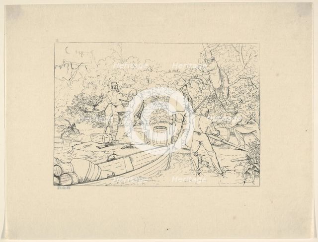 Smuggling of Medicines into the South (from Confederate War Etchings), 1861-63. Creator: Adalbert John Volck.