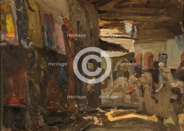 Smyrna (Bazaar), 1910. Creator: Jan Ciaglinski.