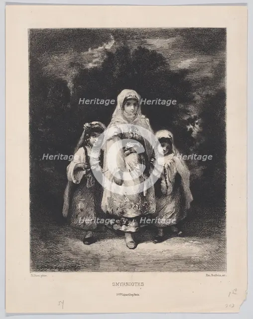 Smyrniotes, 1873. Creator: Emile Boilvin.