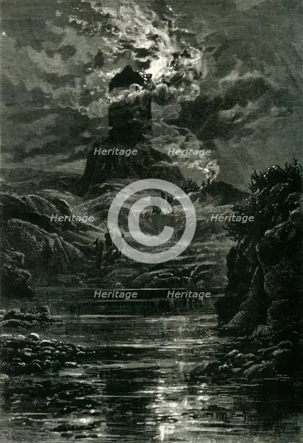 'Smailholm Tower', c1870.