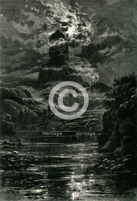 'Smailholm Tower', c1870.