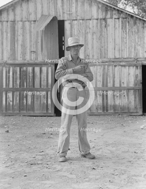 Small cotton farmer, Kern County, California, 1938. Creator: Dorothea Lange.