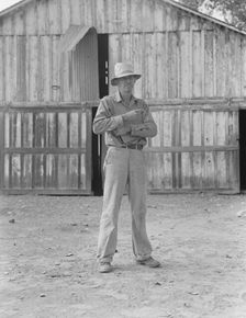 Small cotton farmer, Kern County, California, 1938. Creator: Dorothea Lange