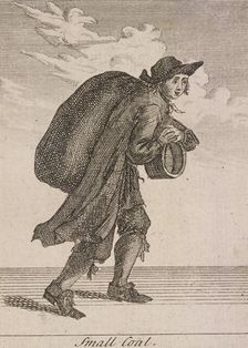 Small Coal Cries of London, (c1688?). Artist: Anon
