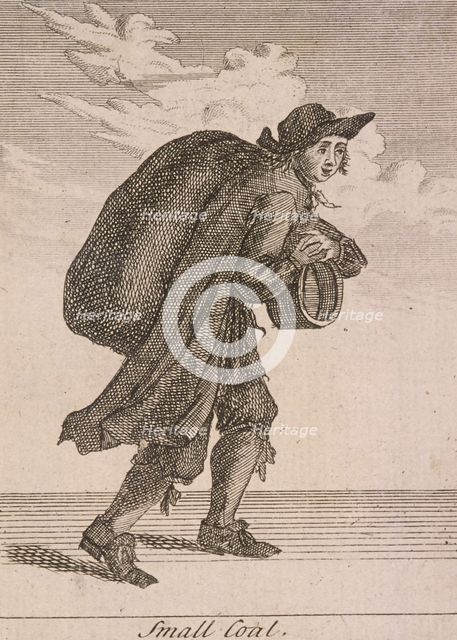 'Small Coal', Cries of London, (c1688?). Artist: Anon