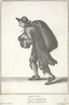 Small Coale Cries of London, (c1688?). Artist: Pierce Tempest