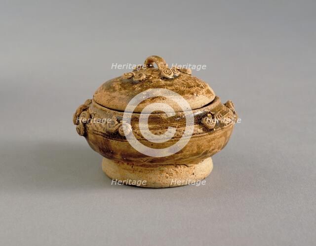 Small container with cover, 700s B.C.E.. Creator: Unknown.