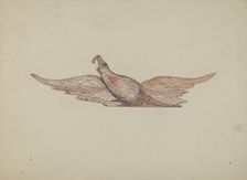 Small Carved Bellamy Eagle, c. 1939. Creator: Harriette Gale