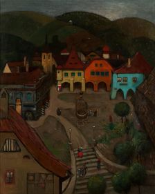 Small city, 1903. Creator: Richard Teschner