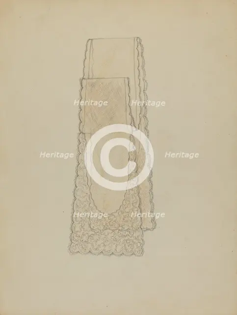 Small Cravat, 1935/1942. Creator: Dorothy M. Gerhard.
