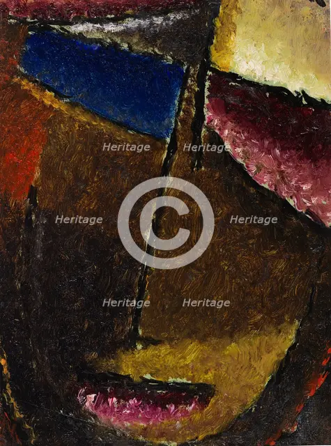 Small abstract head, 1934. Creator: Javlensky, Alexei, von (1864-1941).
