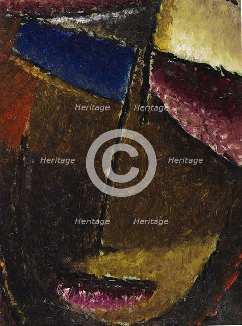 Small abstract head, 1934. Creator: Javlensky, Alexei, von (1864-1941).