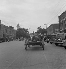 Small agricultural center, Oxford, North Carolina, 1939. Creator: Dorothea Lange
