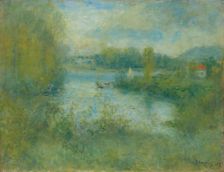 Small arm of the Seine at Argenteuil (Petit bras de Seine à Argenteuil), 1873. Creator: Renoir, Pierre Auguste (1841-1919)