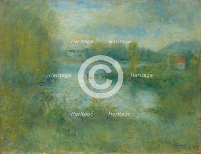 Small arm of the Seine at Argenteuil (Petit bras de Seine à Argenteuil), 1873. Creator: Renoir, Pierre Auguste (1841-1919).