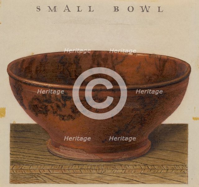Small Bowl, c. 1939. Creator: Alfred Parys.