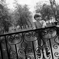 Small boy at Hampton Court Palace, London, 1955-1965. Artist: John Gay