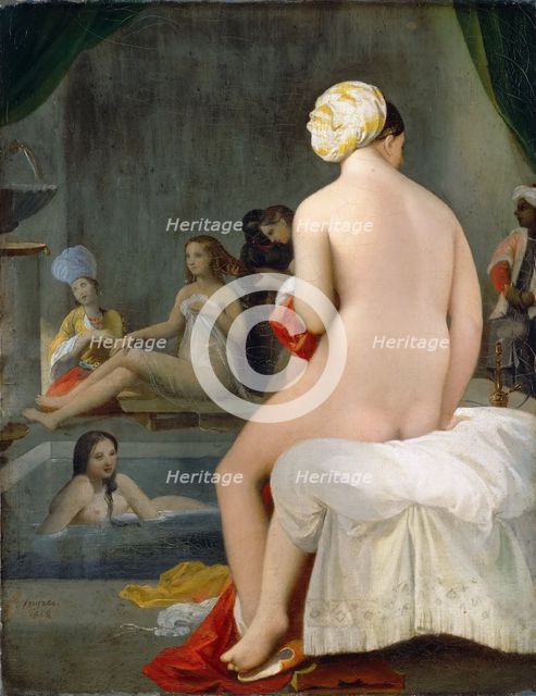 Small Bather, or The Interior of the Harem, 1828.
