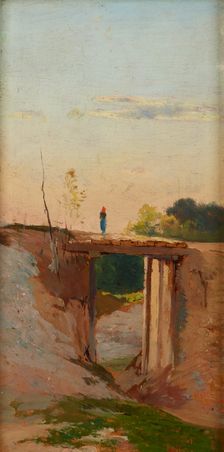 Small Bridge, c1890. Creator: Aleksander Swieszewski