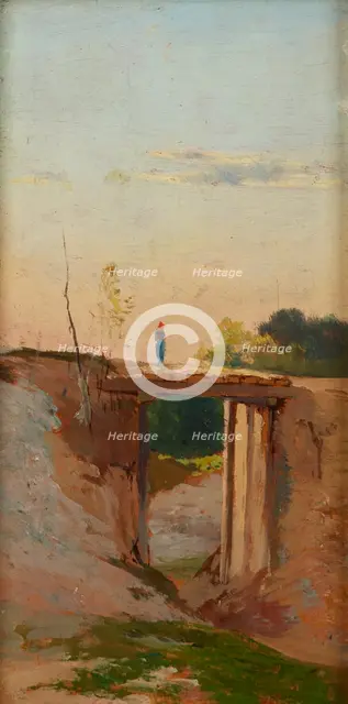 Small Bridge, c1890. Creator: Aleksander Swieszewski.