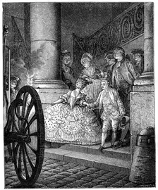 Small Godfathers 1885.Artist: Moreau
