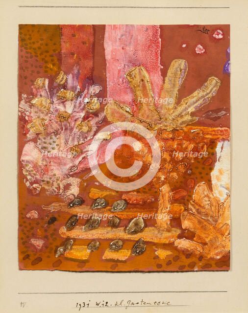 Small garden corner, 1931. Creator: Klee, Paul (1879-1940).