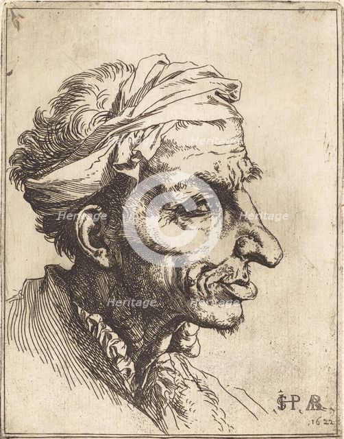 Small Grotesque Head, 1622. Creator: Jusepe de Ribera.