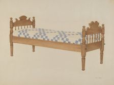 Small Day Bed, c. 1940. Creator: Grace Bolser