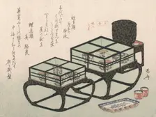 Small Dinner Tables, probably 1816., probably 1816. Creator: Shinsai