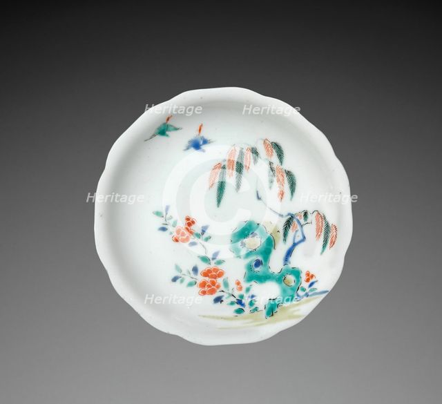 Small Dish: Kakiemon Type, 1700s. Creator: Unknown.