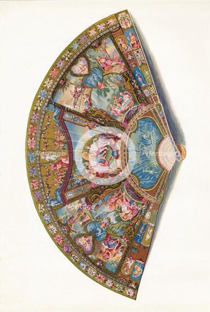 Small Dress Fan, 1901. Artist: Unknown