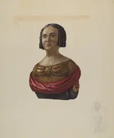 Small Figurehead, 1935/1942. Creator: Flora Merchant