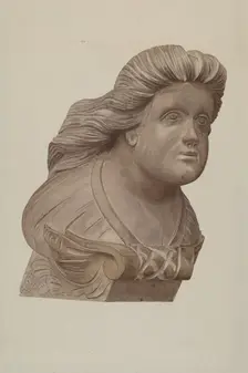 Small Figurehead, 1935/1942. Creator: Karl J. Hentz