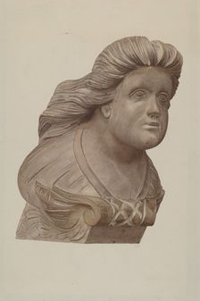 Small Figurehead, 1935/1942. Creator: Karl J. Hentz